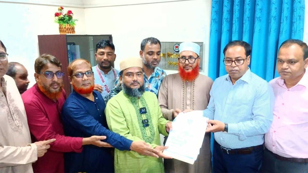 ঠাকুরগাঁও-১ আসনে উপনির্বাচন : মনোনয়ন জমা দিলেন জামায়াত প্রার্থী দেলাওয়ার হোসেন