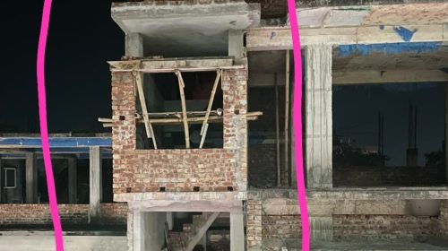 জামালপুরে মৃধাপাড়ায় অনুমোদনহীন ৪ তলা ভবন নির্মাণ বন্ধে পৌরসভার আইনী নোটিশ