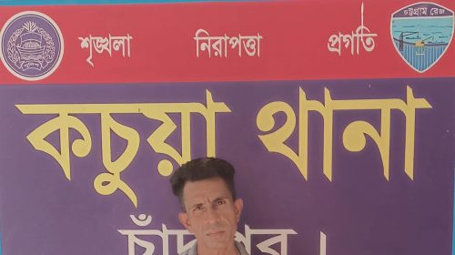 কচুয়া থানা পুলিশ কর্তৃক ২০ পিস ইয়াবা ট্যাবলেটসহ ০১ জন মাদক ব্যবসায়ী আটক