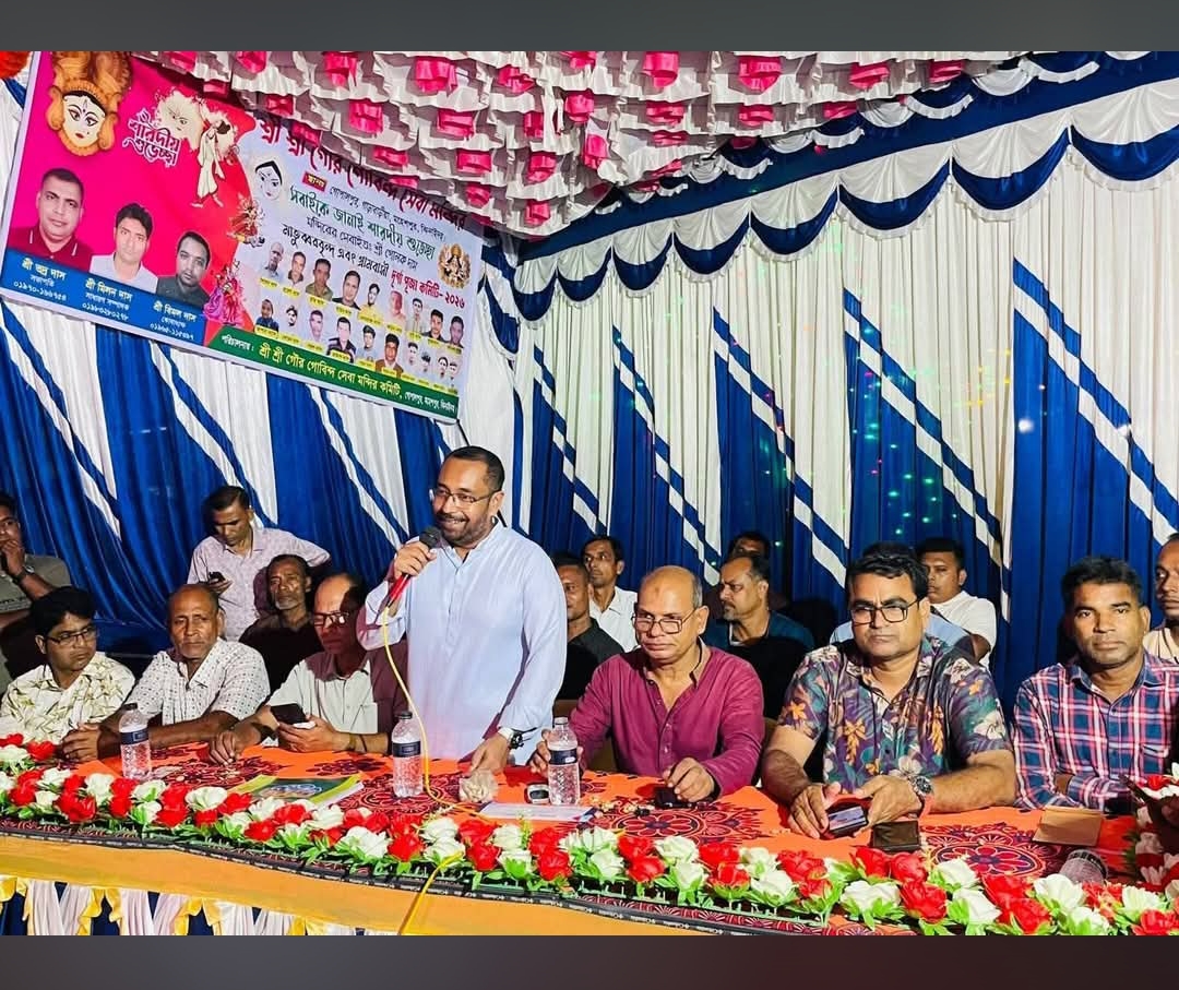 মহেশপুরে ৪৬টি পূজামণ্ডপে শারদীয় দুর্গোৎসব, মণ্ডপ পরিদর্শনে বিএনপি নেতারা