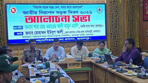 জামালপুরের জাতীয় নিরাপদ সড়ক দিবস পালিত