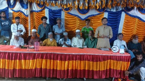 গৌরনদীর মাহিলাড়ায় চেয়ারম্যান পদপ্রার্থী রুবেল গোমস্তার নির্বাচনী উঠান বৈঠক