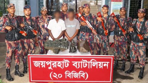 পাঁচবিবিতে কষ্টিপাথরের মূর্তি উদ্ধার, আটক ২