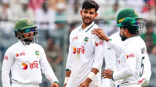 নাঈমের ঘূর্ণিতে ২৪৫ রানেই অলআউট ওয়েস্ট ইন্ডিজ, লিড পেল বাংলাদেশ